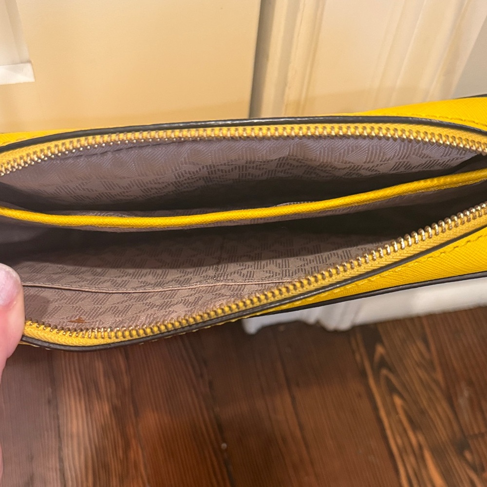 Michael Kors Sunflower Yellow Crossbody Bag - Picture 3 of 3